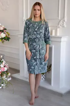 Жен. халат "Зелма" Зеленый р. 66