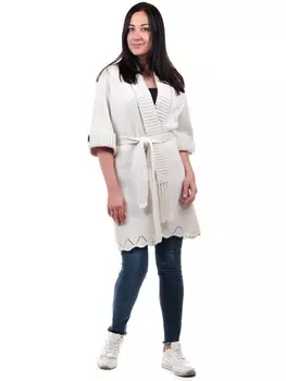 Жен. кардиган "Армида" Молочный р. 56