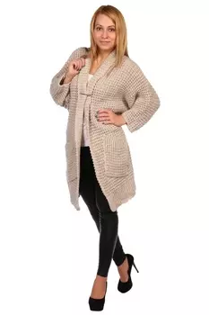 Жен. кардиган арт. 16-0449 Молочный р. 46-56