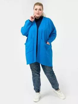 Жен. кардиган "арт. 19-0817 Бирюзовый" р. 56