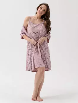 Жен. комплект "Агата" Розовый р. 50