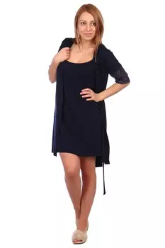 Жен. комплект арт. 16-0458 Темно-синий р. 54