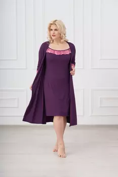 Жен. комплект арт. 19-0070 Баклажан р. 58