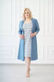 Жен. комплект "арт. 19-0134 Индиго" р. 48