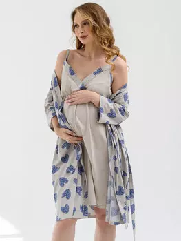 Жен. комплект "Дела сердечные" Бежевый р. 54