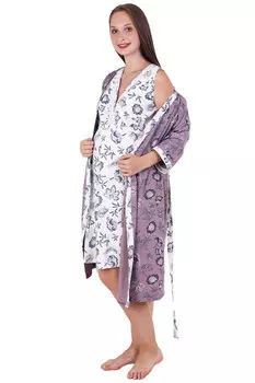 Жен. комплект "Дочки-сыночки" Белый р. 44