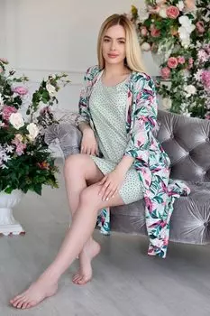 Жен. комплект "Нега Зеленый" р. 44