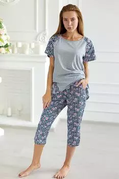 Жен. костюм "Аромо" Серый р. 58