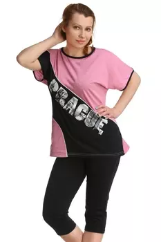 Жен. костюм арт. 16-0155 Розовый р. 62