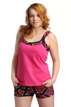 Жен. костюм арт. 16-0170 Малиновый р. 50