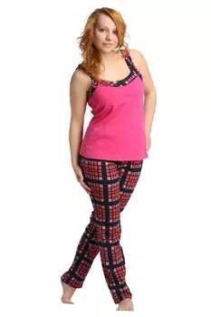 Жен. костюм арт. 16-0171 Малиновый р. 50