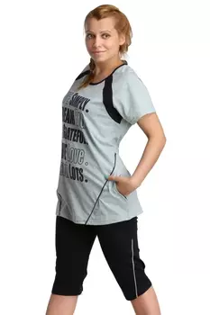 Жен. костюм арт. 16-0202 Зеленый р. 58