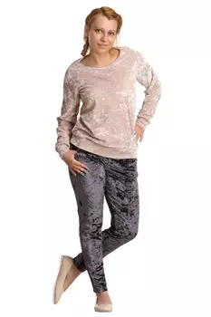 Жен. костюм арт. 16-0205 Светло-бежевый р. 44