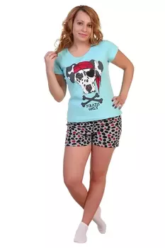 Жен. костюм арт. 16-0266 Ментоловый р. 50