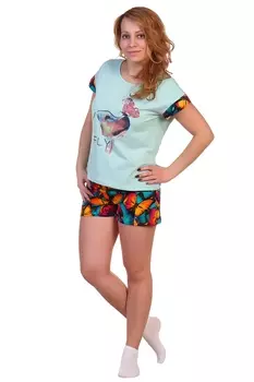 Жен. костюм арт. 16-0270 Ментоловый р. 54