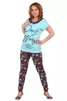 Жен. костюм арт. 16-0322 Мятный р. 48