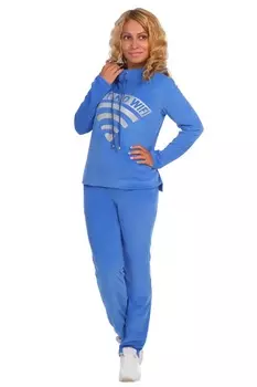 Жен. костюм арт. 16-0392 Голубой р. 52