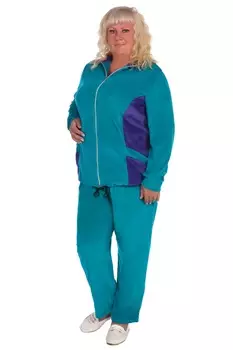 Жен. костюм арт. 16-0393 Зеленый р. 66