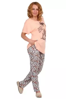 Жен. костюм арт. 16-0482 Голубой р. 54