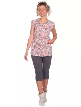 Жен. костюм "арт. 16-0544 Розовый" р. 52