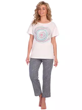 Жен. костюм арт. 16-0569 Белый р. 64