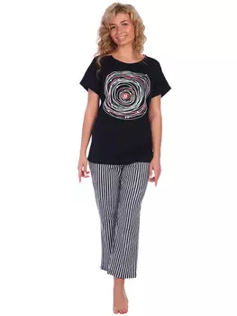 Жен. костюм арт. 16-0569 Темно-синий р. 58