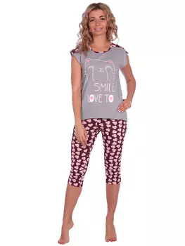 Жен. костюм арт. 16-0579 Серый р. 48