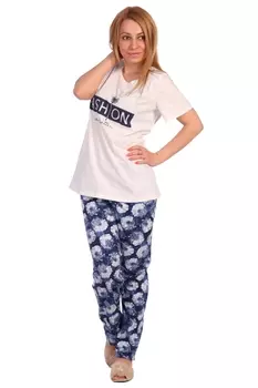 Жен. костюм арт. 17-0011 Белый р. 54