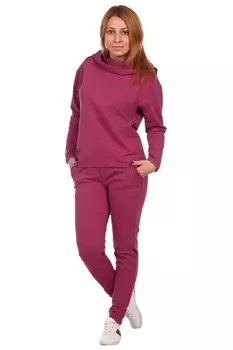 Жен. костюм арт. 17-0074 Брусничный р. 54