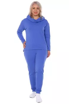 Жен. костюм арт. 17-0074 Голубой р. 48