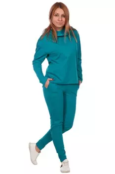 Жен. костюм арт. 17-0074 Изумрудный р. 52