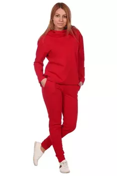 Жен. костюм арт. 17-0074 Красный р. 48