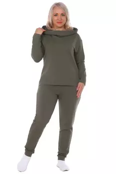 Жен. костюм арт. 17-0074 Светлый хаки р. 52