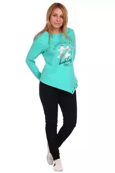 Жен. костюм арт. 17-0075 Ментоловый р. 46