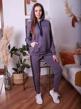 Жен. костюм арт. 17-0197 Серый р. 44