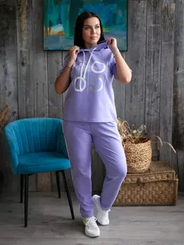 Жен. костюм "арт. 17-0255 Лаванда" р. 58