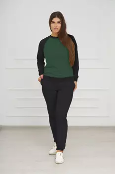 Жен. костюм "арт. 19-0061 Хаки" р. 42