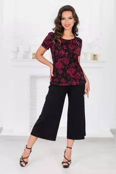 Жен. костюм "арт. 19-0312 Черный" р. 44