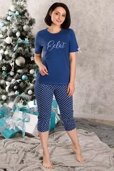 Жен. костюм арт. 19-0541 Индиго р. 54