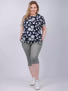 Жен. костюм домашний "Альфа" Темно-синий р. 58