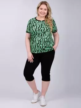 Жен. костюм домашний "Альфа" Зеленый р. 52