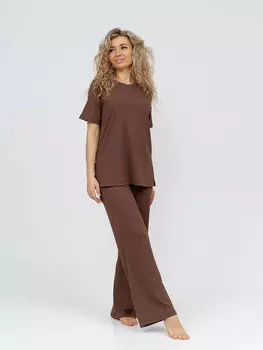 Жен. костюм домашний арт. 16-0932 Кофейный р. 52