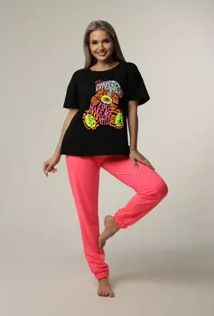 Жен. костюм домашний арт. 17-0405 Малиновый р. 58