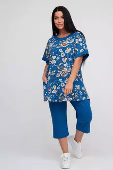 Жен. костюм домашний арт. 23-0041 Синий р. 60