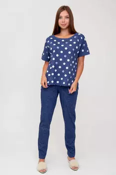 Жен. костюм домашний арт. 23-0057 Синий р. 46