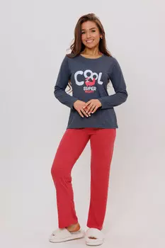 Жен. костюм домашний арт. 23-0415 Серый р. 50