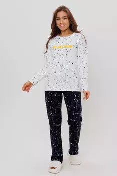 Жен. костюм домашний "арт. 23-0420 Белый" р. 48