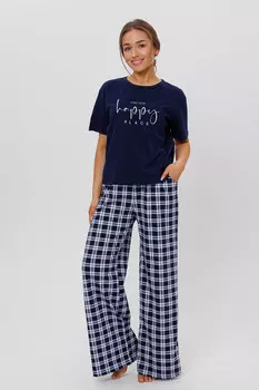 Жен. костюм домашний арт. 23-0427 Темно-синий р. 42