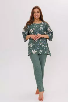 Жен. костюм домашний "арт. 23-0452 Зеленый" р. 50