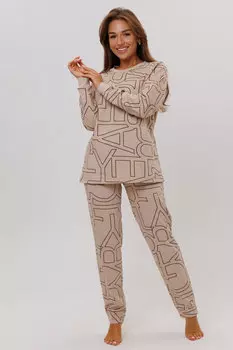 Жен. костюм домашний арт. 23-0460 Молочный р. 54